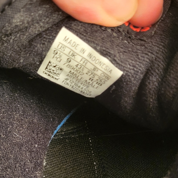 NWOT Adidas EE1478 Continental 80 Black/Orange Mens 9.5 Suede Shoes 789002 - Picture 12 of 13